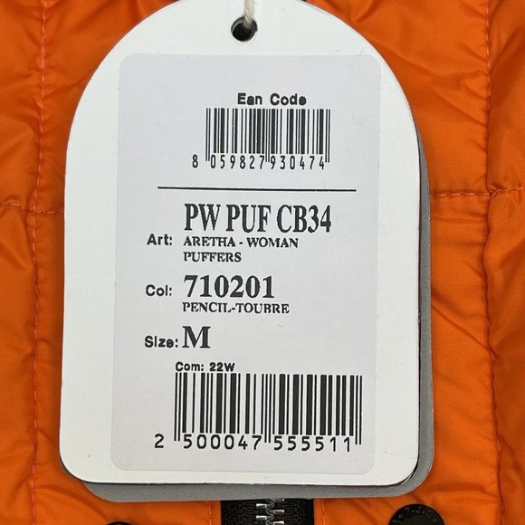 Parajumpers Womens Aretha Puffer Jacket Cost Medium two in one Coat & Vest $985 - Picture 9 of 16